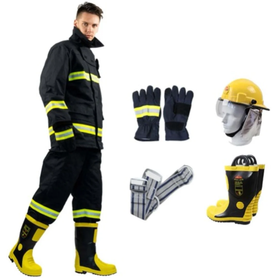 Fire Fighting Suit Fire Retardent - Complete Set