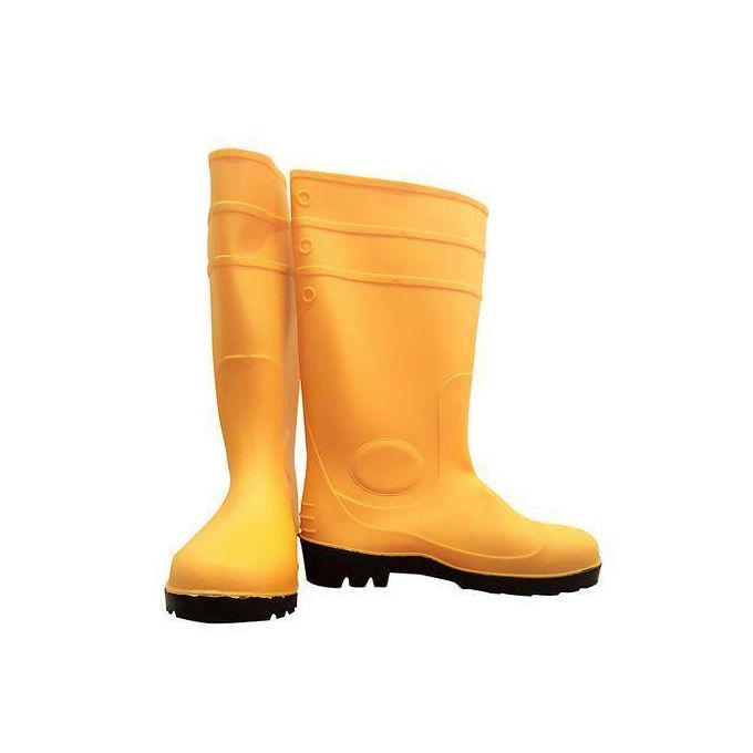 Heavy-Duty Fire Safety Boots – Waterproof Industrial Work Footwear